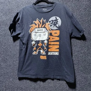 Funko Naruto Shippuden Pain Akatsuki Size L Black Tee - Picture 1 of 7
