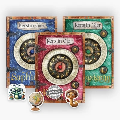 Kerstin Gier Die Edelstein-Trilogie als Schmuckausgabe + 1 exklusives Stickerset - Bild 1 von 4