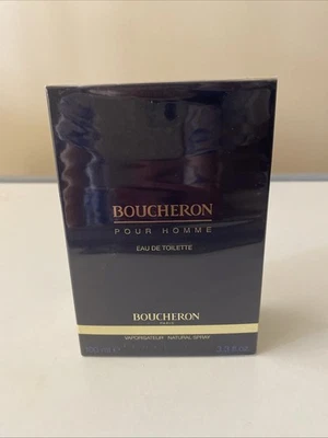 Boucheron Pour Homme EDT 3.3 Fl Oz Spray *DE COLECCIÓN* CAJA SELLADA* Foto 1 de 3