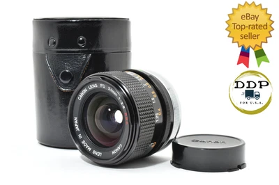 [Como nuevo con estuche] Canon FD 24mm F2.8 S.S.C. Lente SSC Gran Angular SLR Cámara MF JAPÓN Foto 1 de 4