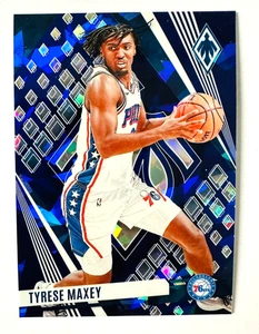 2023-24 Panini Phoenix Tyrese Maxey Purple Cracked Ice Prizm #114 76ers Star! - Bild 1 von 3