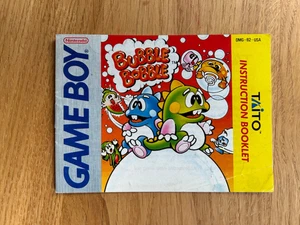 Instrucciones Gameboy - Bubble Bobble (USA) - Imagen 1 de 2