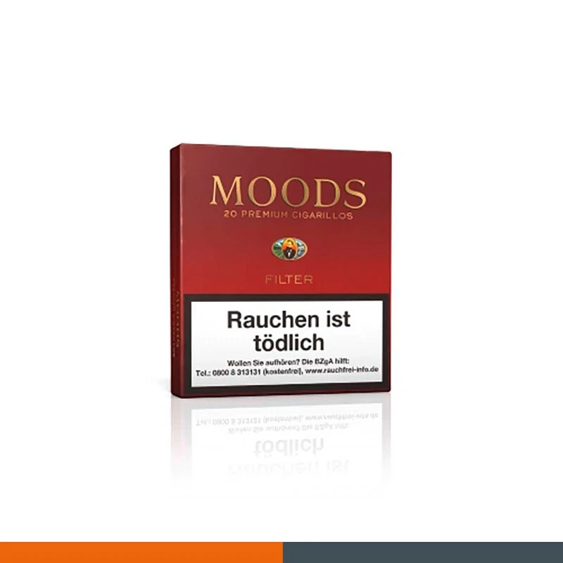 10 X 20er 200 Dannemann Moods Filter Cigarillos