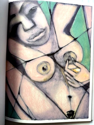 SIGNED BY FRANCESCO CLEMENTE, 1/750, JOHN WIENERS, BEAT, allen ginsberg, kerouac - Image 1 of 4