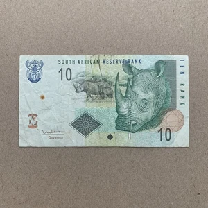 South Africa, 10 Rand Banknote ND (2005) Rhino Rand Currency South African Money - Picture 1 of 6