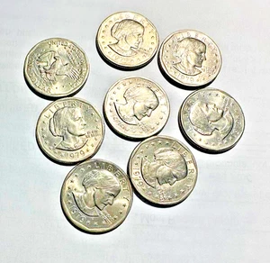 1979 RARE D&P Susan B. Anthony Dollar (F.G.), RPM "Mint Mark", Actual Coin - Bild 1 von 1