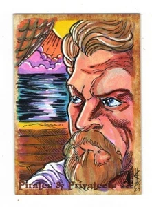 RRParks Kickstarter Pirates & Privateers Series 3 Sketch Card Elvia Hernandez - Picture 1 of 1