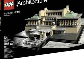 Lego Architecture 21017 Imperial Hotel 100% Complete Set No Instructions or Box