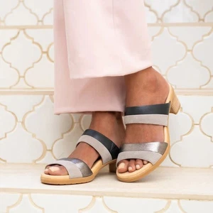 Dansko Theresa Slip-On Strap Multi Leather Sandal Size 40 - Picture 1 of 14