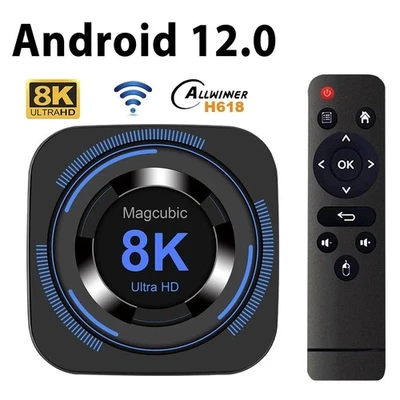 Magcubic Allwinner H618 Android 12 TV BOX Dual Wifi 32G64G Quad Core Cortex A53 - Bild 1 von 4
