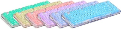 Redragon A135 Crystal KeyCaps, 147 Keys Standard Doubleshot PBT Keycap Set, OSA  - Image 1 of 4