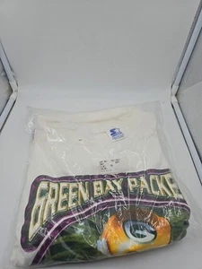 NEW Vintage ‘97 Green Bay Packers Super Bowl 31 Champions White Shirt Starter - Picture 1 of 11