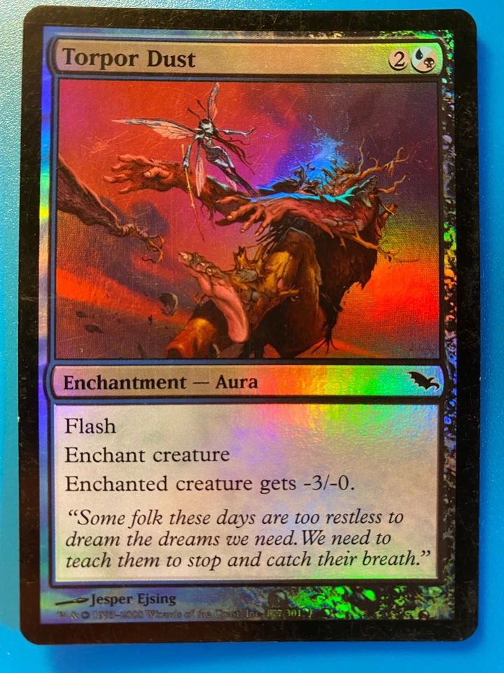 MTG 1x FOIL Torpor Dust # 177 Shadowmoor Pauper Magic the Gathering Card x1 NM - Image 1 of 1