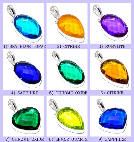 CHROME HEARTS Ciondolo Boho Stone Argento Sterling Anniversario Compleanno Artigianale Canale Set