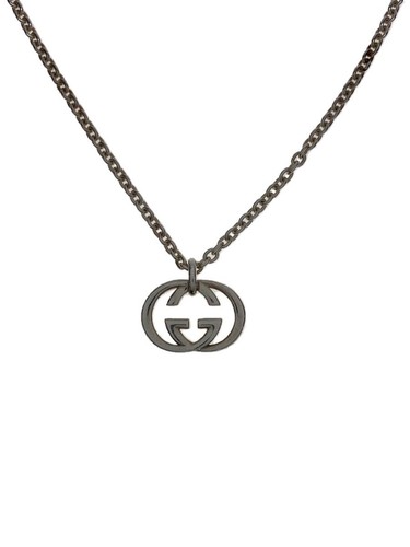 Collana Gucci ad incastro G con scatola SV925 SLV Top Sì Uomo 0309J8055