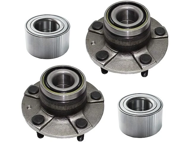 Front and Rear Wheel Hub and Bearing Kit For 1993-2002 Mazda 626 1995 WB816JZ - Image 1 of 1
