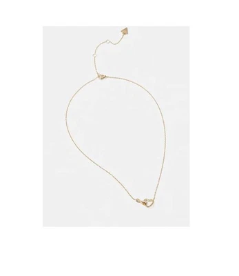 Collana donna Guess dorata Cuore e infinito con cristalli JUBN05530JWYG - Immagine 1 di 4