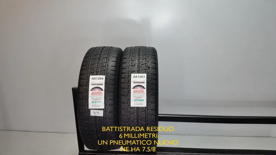 GOMME USATE  TERMICHE 195/60R16C 99T TYFOON  WINTER TRASPORT2PNEUMATICI A81264 - Immagine 1 di 1