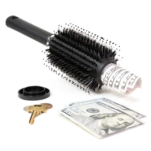 Diversion Real Hair Brush Hider Safe Hidden Stash Secret Box Container Money - Picture 1 of 9