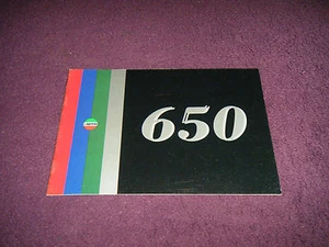 RARE Motorcycle Laverda 650  Brochure Catalog Italy Red Green Blue silver - Picture 1 of 6