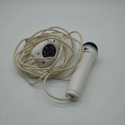 Logitech USB Microphone A-0234A Microphone for Wii. OEM. Long 15' cord. Tested! - Image 1 of 4