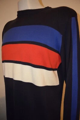 Suéter PHYS.SCi Cyber Hip Hop Punk Nerd Colorblock Surf Skater M De Colección Años 90 2000 Foto 1 de 4