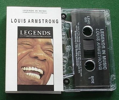 Louis Armstrong Legends in Music inc Tiger Rag + Cassette Tape - TESTED - Image 1 of 3