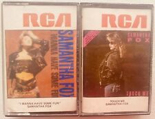 Samantha Fox - Two Rare Original Cassettes Tape Colombia 2 Pcs
