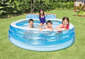 Aufblasbarer oberirdischer Außenpool, Familien-Lounge-Sitze, Kinder, Zuhause - Bild 1 von 6