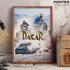 POSTER Dakar 2020 Saudi Arabia Auto Moto Rally Paris Dakar Truck Motorrad Camion