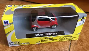 SMART FORTWO FOR TWO Scale 1/43 Car Metal newray new ray New-Ray Diecast Car - Picture 1 of 5