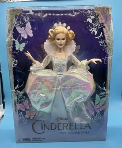 2014 Disney Cinderella Fairy Godmother Doll, From the Live Action Movie. NRFB - Picture 1 of 12
