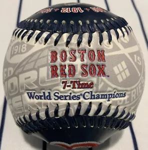 Boston Red Sox 7 Time Champions Embroidered Rawlings 2010 Souvenir Baseball Ball - Picture 1 of 6