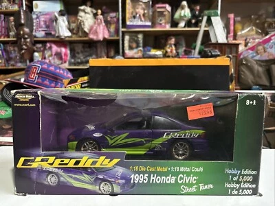 Ertl American Muscle 1995 Honda Civic Greddy Street Tuner 1:18 Hobby Edition - Image 1 of 4