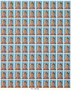 Boy Scouts  Poster Stamp / Seal -Scout - Mint- No. 4648 -Printed 1950s  Sheet 50 - Picture 1 of 1