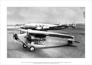 Kingsford Smith Fokker F.VII Southern Cross A3 Art Print – 42 x 29 cm Poster - Picture 1 of 3
