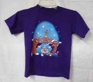 Children's JERZEES Heavyweight Blend HERSHEY'S CHOCOLATE WORLD T-Shirt PURPLE -S - Picture 1 of 7