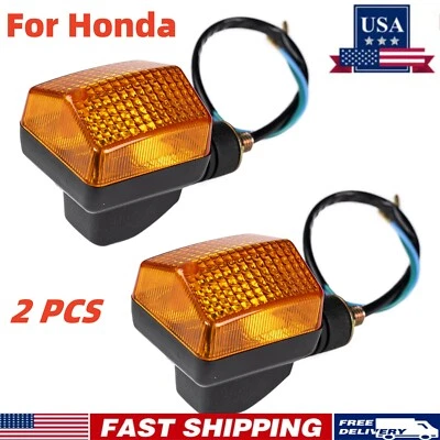 2x Luz intermitente indicadora de señal de giro trasera para Honda XL250R XL350R XL600R NX250 Foto 1 de 4