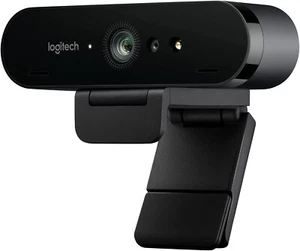 Logitech BRIO UHD Webcam Video Call Microphone Integrated Screen Green - Picture 1 of 7