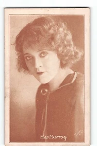 Postcard Mae Murray Vintage Portrait by Evans, L.A Early 1900s Silent Film Star - Picture 1 of 2