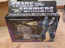 1984 Vintage Gen 1 Hasbro Transformers Decepticon Warrior Thundercracker in box