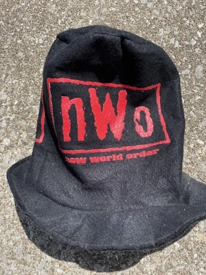 Sombrero de copa nWo Wolfpack Vintage 1998 WCW Lucha libre Hulk Hogan Sting Luger Nash  Foto 1 de 4