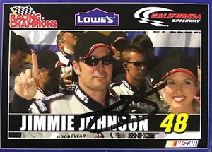 Jimmie Johnson Autographed 2002 Racing Champions Card (JSA) - Picture 1 of 2