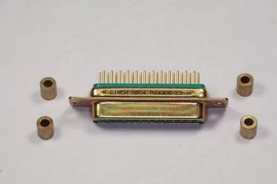 M24308/23-9F Cinch D-Sub Connector Receptacle 25 Pos 2 Row B Shell DB Vert - Image 1 of 2