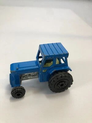 Tractor Ford Matchbox 1978 superrápido #46 vehículo agrícola azul Lesney Inglaterra Foto 1 de 4