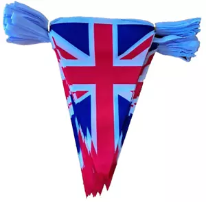 Union Jack Jagd POLYESTER 20 m lang mit 54 Flaggen - LETZTE PAAR - Bild 1 von 5