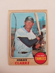 HORACE CLARKE 1968 TOPPS BASEBALL #263 NEW YORK YANKEES - Picture 1 of 2