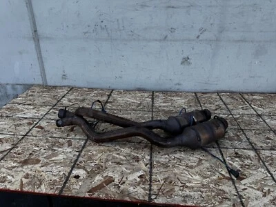 JUEGO COLECTOR TUBO ESCAPE SILENCIADOR IZQUIERDO DERECHO JAGUAR TIPO F (2014-2020) OEM Foto 1 de 4