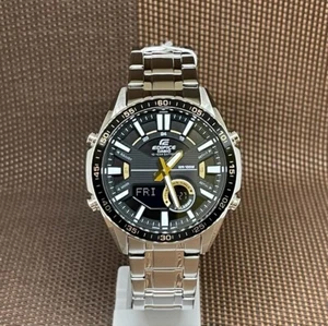 Casio Edifice EFV-C100D-1B Black Analog Digital Chronograph Men's Sporty Watch - Picture 1 of 7
