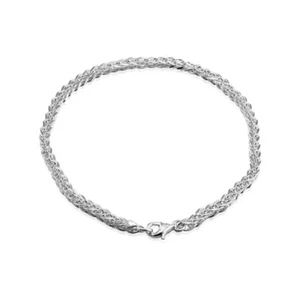 2mm Spiga Chain Bracelet in Sterling Silver, 7 Inches - Picture 1 of 2